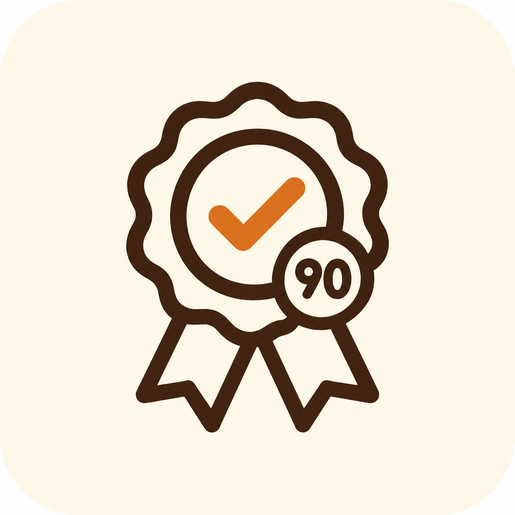 Extended 90-day guarantee
